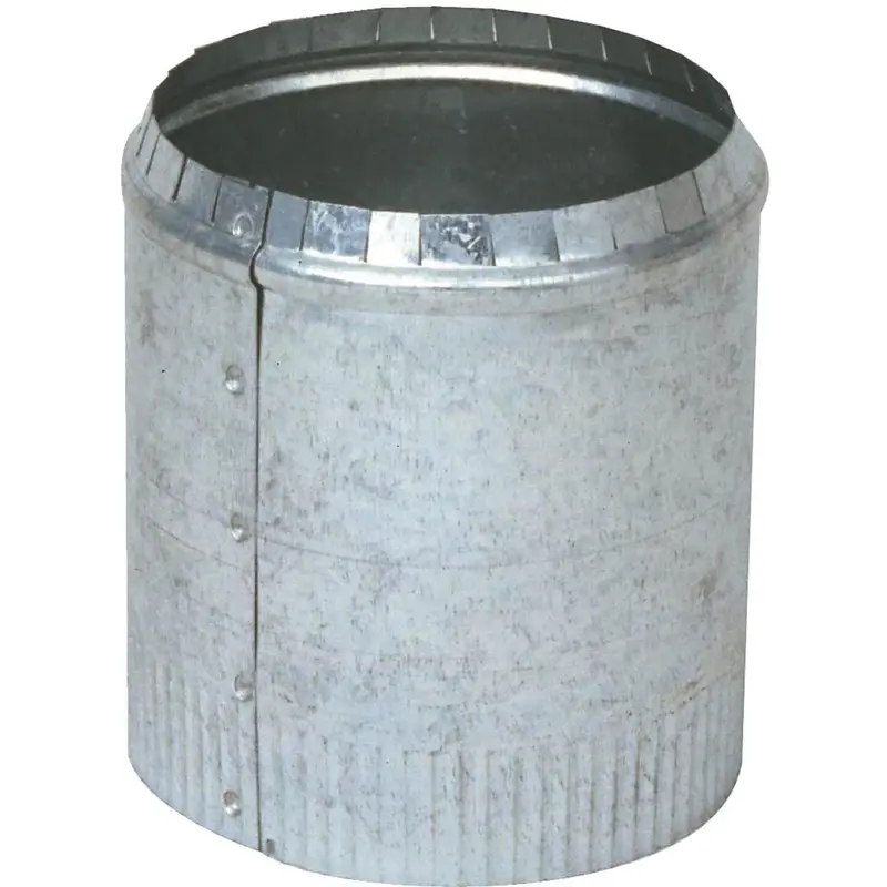 Imperial 30-Gauge Galvanized Round Collar – 6" Diameter 1