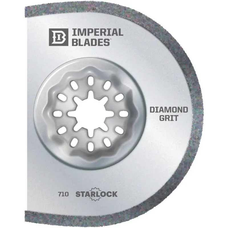 Imperial Blades Starlock 3-Inch Segmented Diamond Grit Oscillating Saw Blade 1