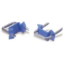 Insulated Blue Metal Cable Staples – 0.5 Inch, 50-Pack 1