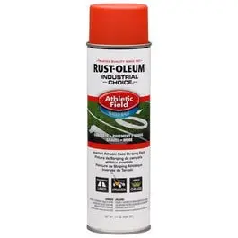 Inverted Orange Athletic Field Striping Spray Paint – 17 Oz, Industrial Choice 1