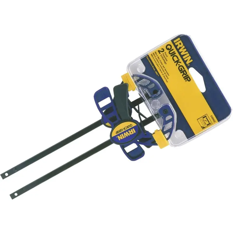 Irwin Quick-Grip Micro One-Hand Bar Clamp Set – Compact 2-Piece Kit 1