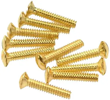 Ivory Wall Plate Screws – #10 Combination Drive, Pack Of 10 For Standard Electrical Covers 1