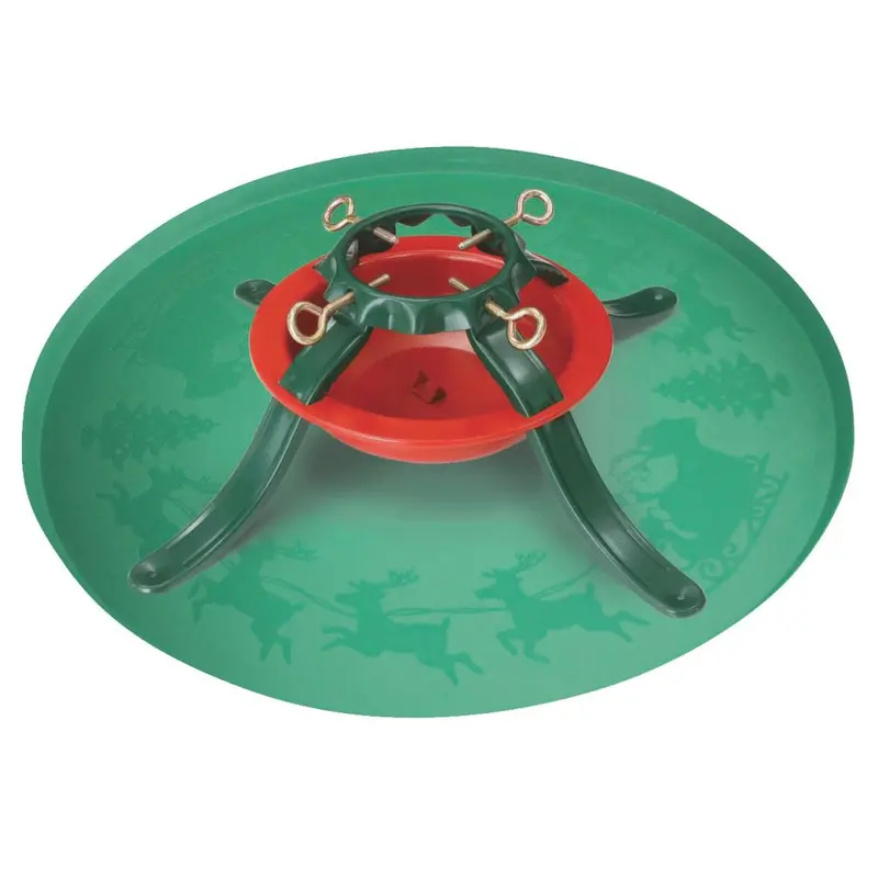 Jack Post Resin Christmas Tree Stand Tray – 28.5" Height With Stable Base 1