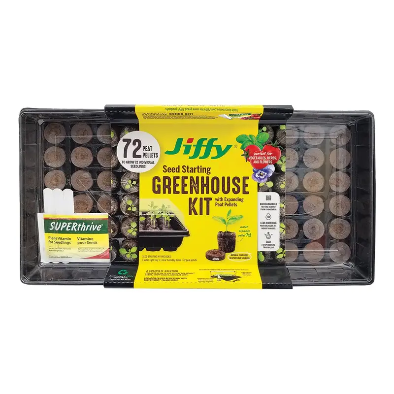 Jiffy Easy Grow Indoor Greenhouse Kit – Compact Starter Growing System 1