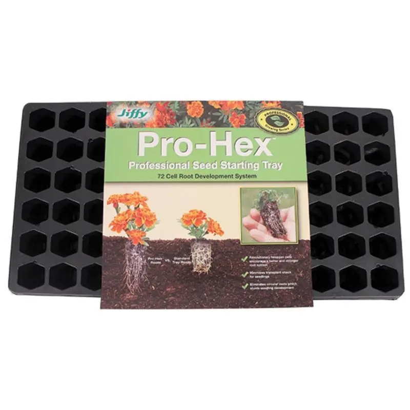 Jiffy Pro-Hex Tray – Reusable Seed Starting System With Hexagonal Design 1