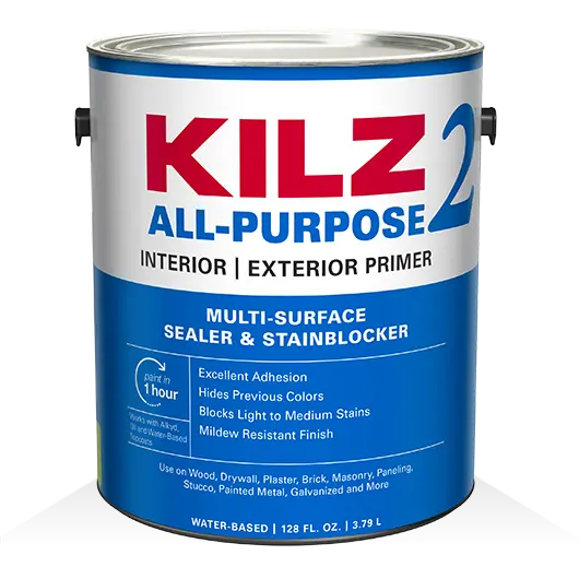 Kilz 2 All-Purpose Interior/Exterior Primer – 1-Gallon Can 1
