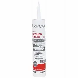 Kitchen & Bath Latex-Based Adhesive Caulk – White, 10.1 Oz Tube 1