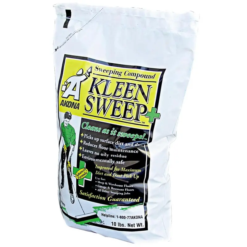 Kleen Sweep Sweeping Compound – 10-Pound Bag For Indoor/Outdoor Use 1