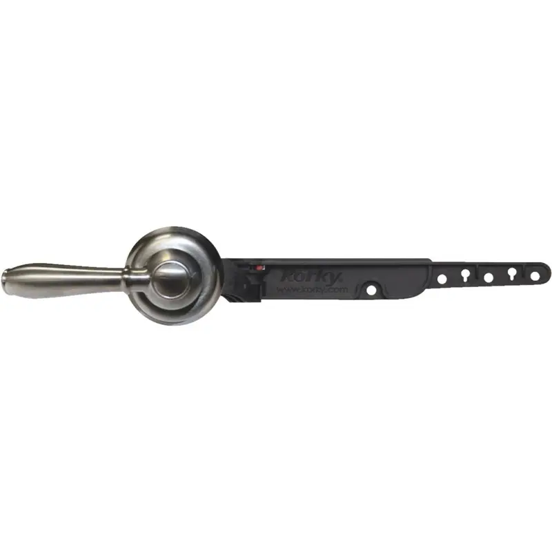 Korky Strongarm Brushed Nickel Toilet Tank Lever With Faucet-Style Handle 1