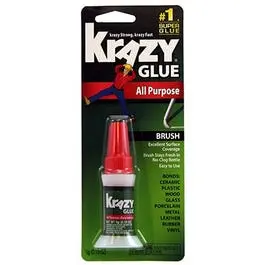 Krazy Glue Brush-On Adhesive – Precision Control Formula 1