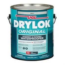 Latex-Based Masonry Waterproofing Paint – Gray, 1-Gallon 1