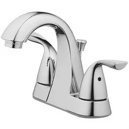 Lavotory Two-Handle Bathroom Faucet With Pop-Up Drain – Chrome 1