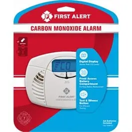 Led Digital Carbon Monoxide Alarm – Battery-Powered, Audible & Visual Warning System 1