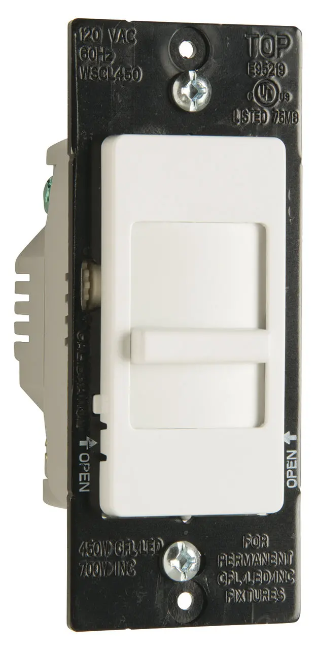 Legrand Pass & Seymour Wide Slide Dimmer – Single-Pole & 3-Way Cfl/Led/Incandescent Control 1