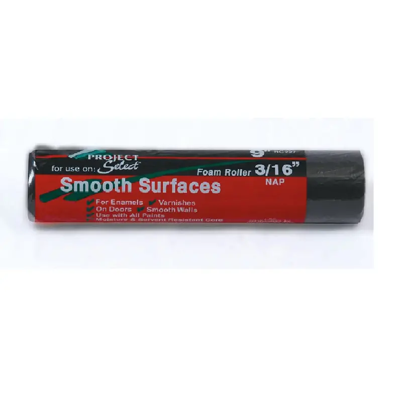 Linzer Foam Paint Roller Cover – 9-Inch High-Density Roller Sleeve For Smooth Finishes 1