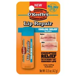 Lip Repair Cooling Relief Balm — 0.15 Oz Stick 1