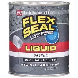 Liquid Rubber Clear Waterproof Sealant – 32-Ounce Flexible Coating 1