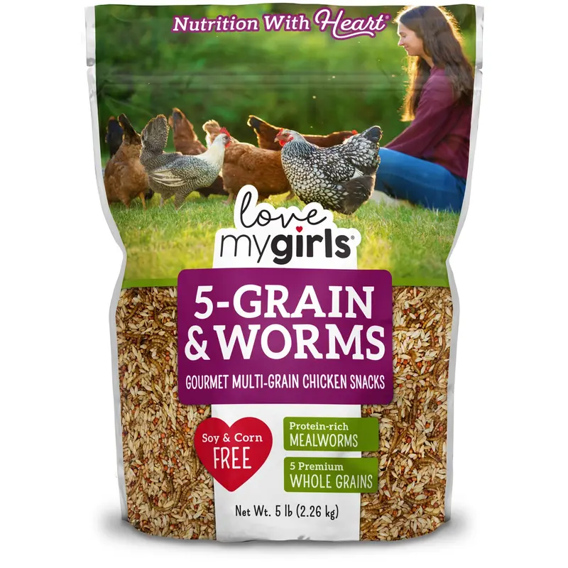 Love My Girls 5-Grain & Mealworm Wild Bird Food Blend 1