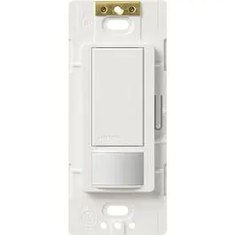 Lutron Maestro Occupancy Sensor Switch – Large-Room & Ceiling Fan Support, White 1