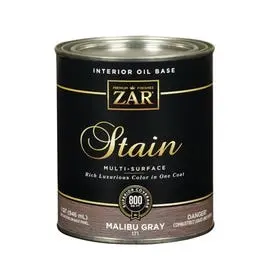 Malibu Gray Interior Wood Stain – 1-Quart Can 1
