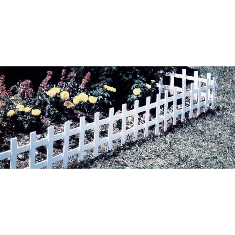 Master Mark 13.5-Inch H X 33-Inch L Plastic Decorative Garden Border Fence 1
