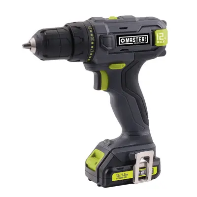 Master Mechanic 20V Compact Cordless Drill Driver Kit – Includes Battery & Charger 1
