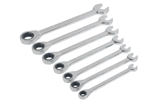 Master Mechanic Sae Ratcheting Wrench Set – 7-Piece 1