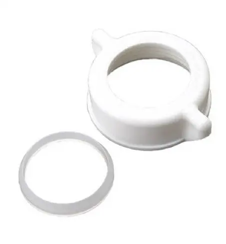 Master Plumber Slip-Joint Nut And Washer – White Plastic 1