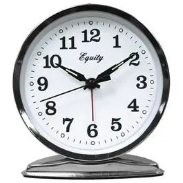Mechanical Wind-Up Alarm Clock – Chrome Finish With Loud Bell 1