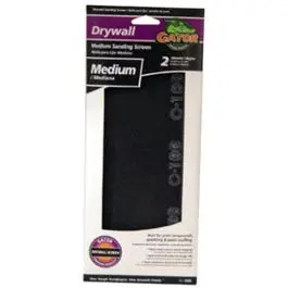 Medium 100-Grit Drywall Sanding Screen – 4.25 X 11.25 Inches, 2-Pack 1