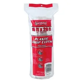 Medium-Weight Plastic Drop Cloth – 10 Ft X 20 Ft 1