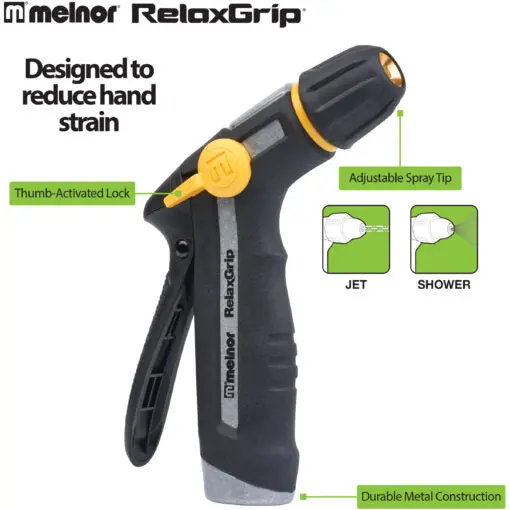 Melnor Relaxgrip® Precision-Adjustable Spray Nozzle 1
