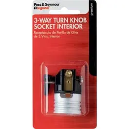 Metal 3-Way Turn-Knob Lampholder – 250-Volt, 250-Watt Rating 1