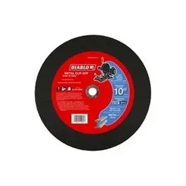 Metal Cut-Off Grinding Disc – 10" X 3/32" X 5/8" Arbor 1