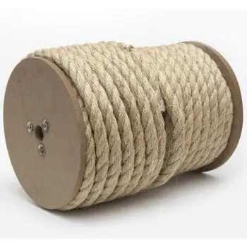 Mibro Sisal Rope – 1/2" X 250' Natural Fiber Cordage 1