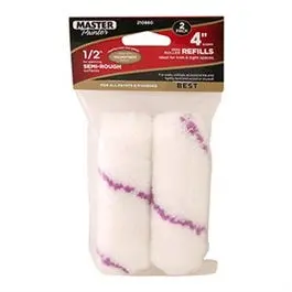 Microfiber Paint Roller Refill – 4" X 1/2", 2-Pack 1