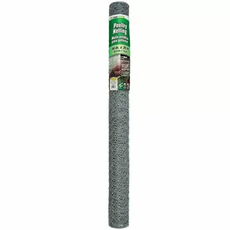 Midwest Air Galvanized Hexagonal Poultry Netting Roll 1