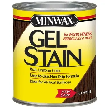 Minwax Gel Stain In Coffee – Quart Size, No-Drip Formula 1