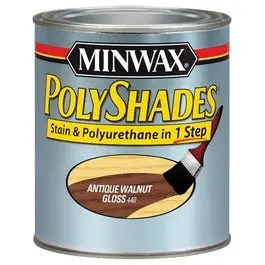 Minwax Polyshades Antique Walnut Wood Stain & Finish – 1-Quart Gloss 1