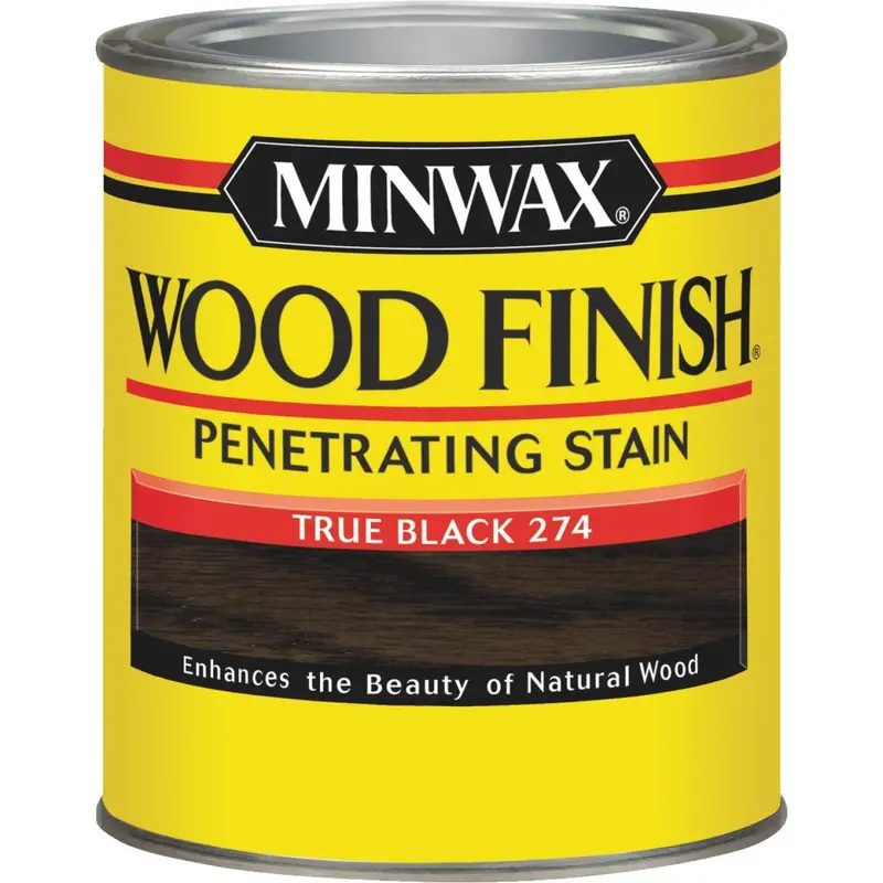 Minwax True Black Penetrating Wood Stain — 1 Quart 1