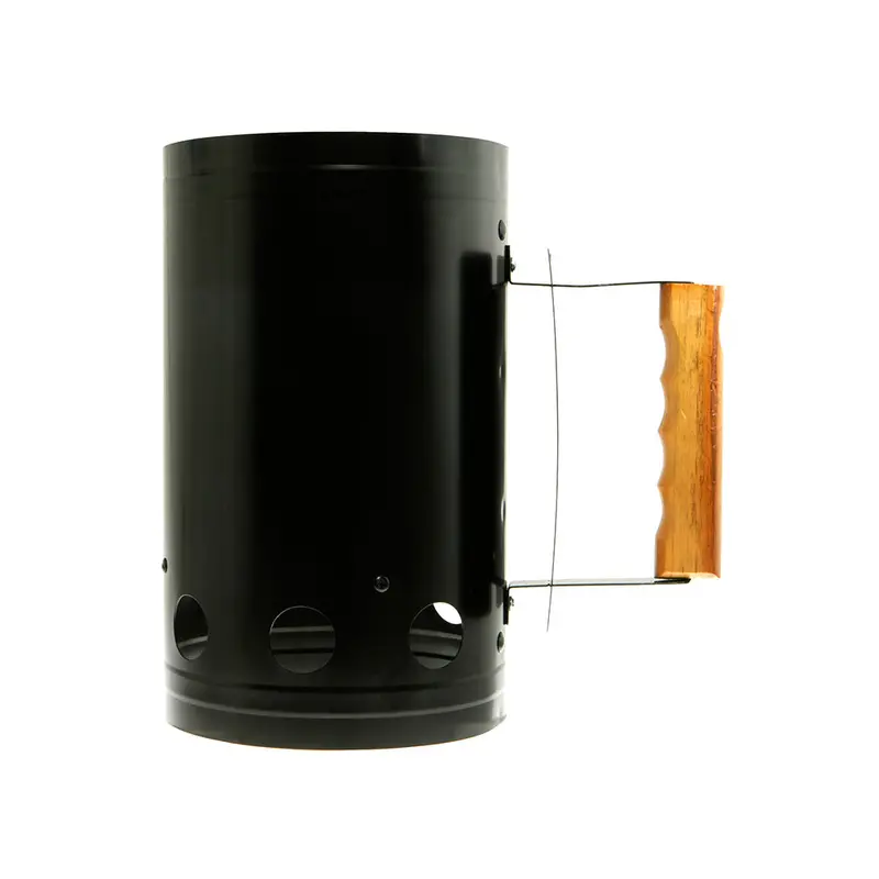 Mr. Bar-B-Q Stainless Steel Charcoal Chimney Starter – Fast, Even Ignition 1