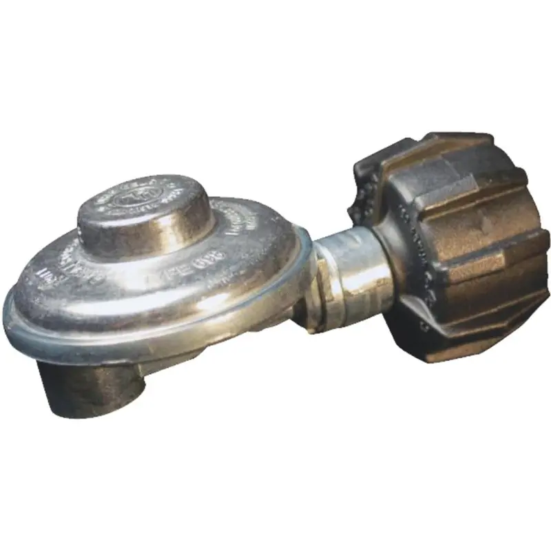 Mr. Heater 90° Low-Pressure Lp Regulator With 3/8" Fpt And Coupling Nut 1