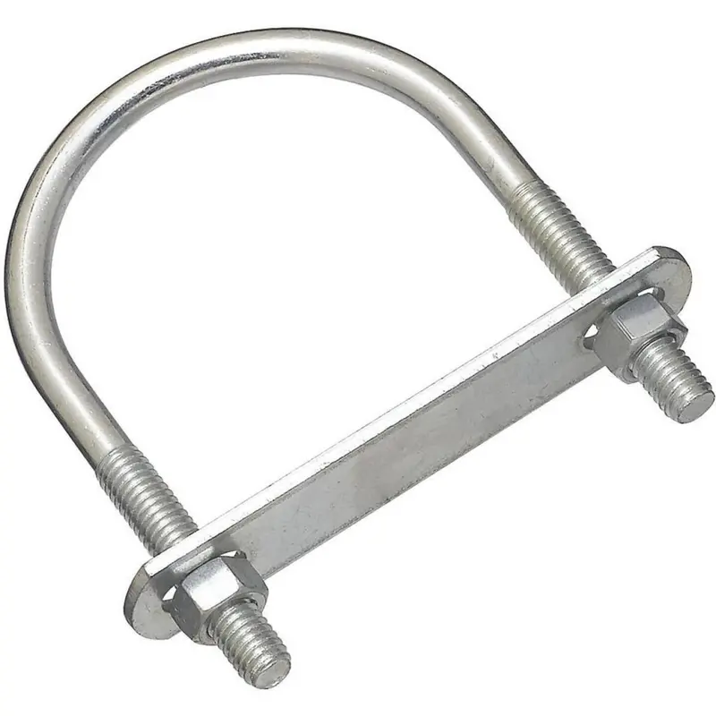 National Round Zinc U-Bolt – 3/8" × 2.95" × 4.5" For Mounting And Securing 1
