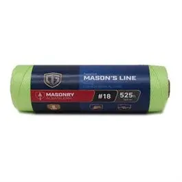 Neon Yellow Nylon Mason Twine – #18 Gauge, 525-Foot Roll, High-Visibility & Abrasion-Resistant 1