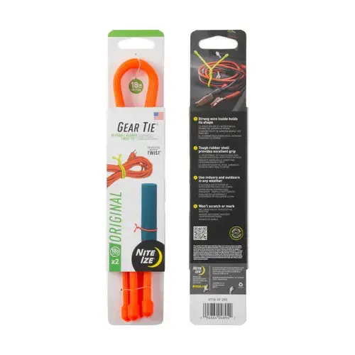 Nite Ize Gear Tie Original Reusable Twistable Rubber Tie 1