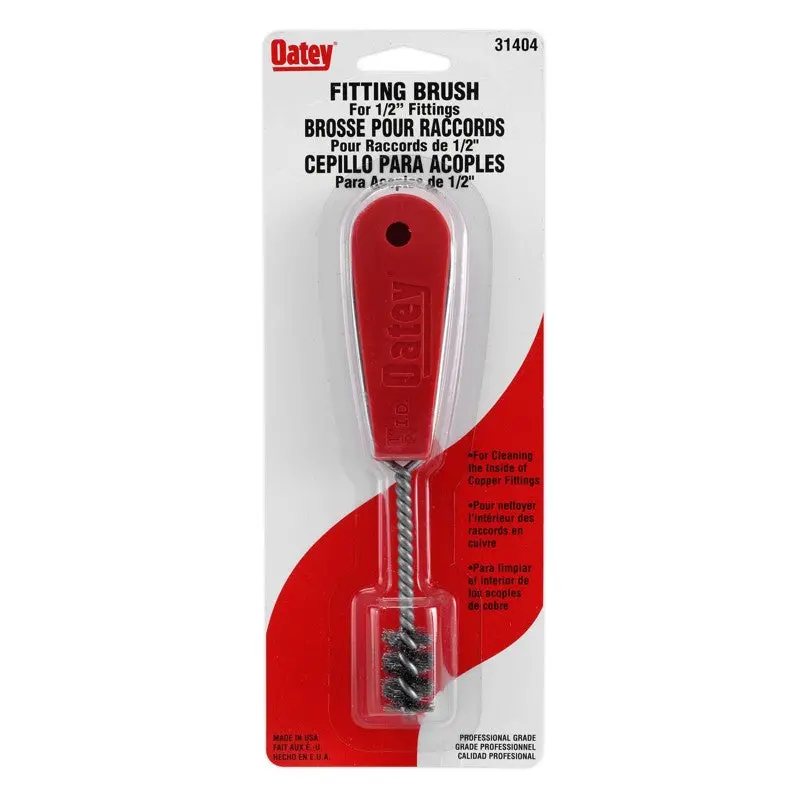 Oatey Heavy-Duty Fitting Brush For 1/2-Inch Id Pipes 1