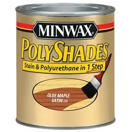 Olde Maple Satin Wood Stain – 1/2-Pint Polyshades Formula 1