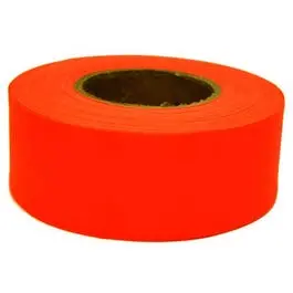 Orange Polyethylene Flagging Tape – 300 Foot Roll 1
