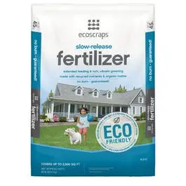 Organic Slow-Release Lawn Fertilizer – Covers 2,500 Sq. Ft. 1