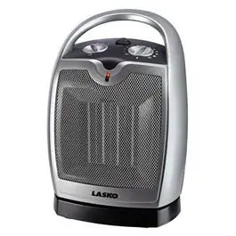 Oscillating Ceramic Space Heater – 1500-Watt, Adjustable Heat Output 1